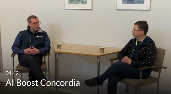 Stillbild från videon AI Boost Concordia