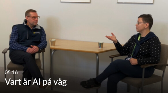 Stillbild från videon Vart är AI på väg?