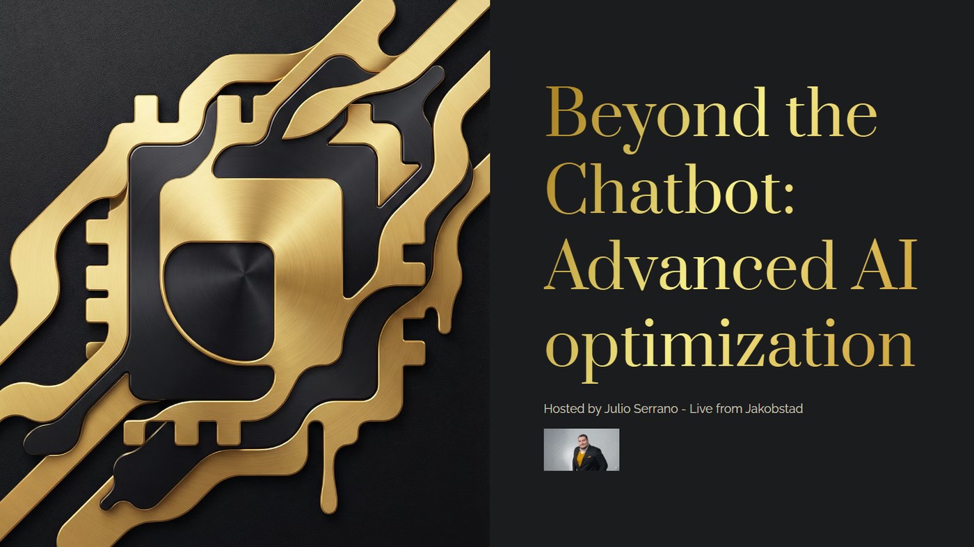 Omslaget till Beyond the Chatbot: Advanced AI optimization